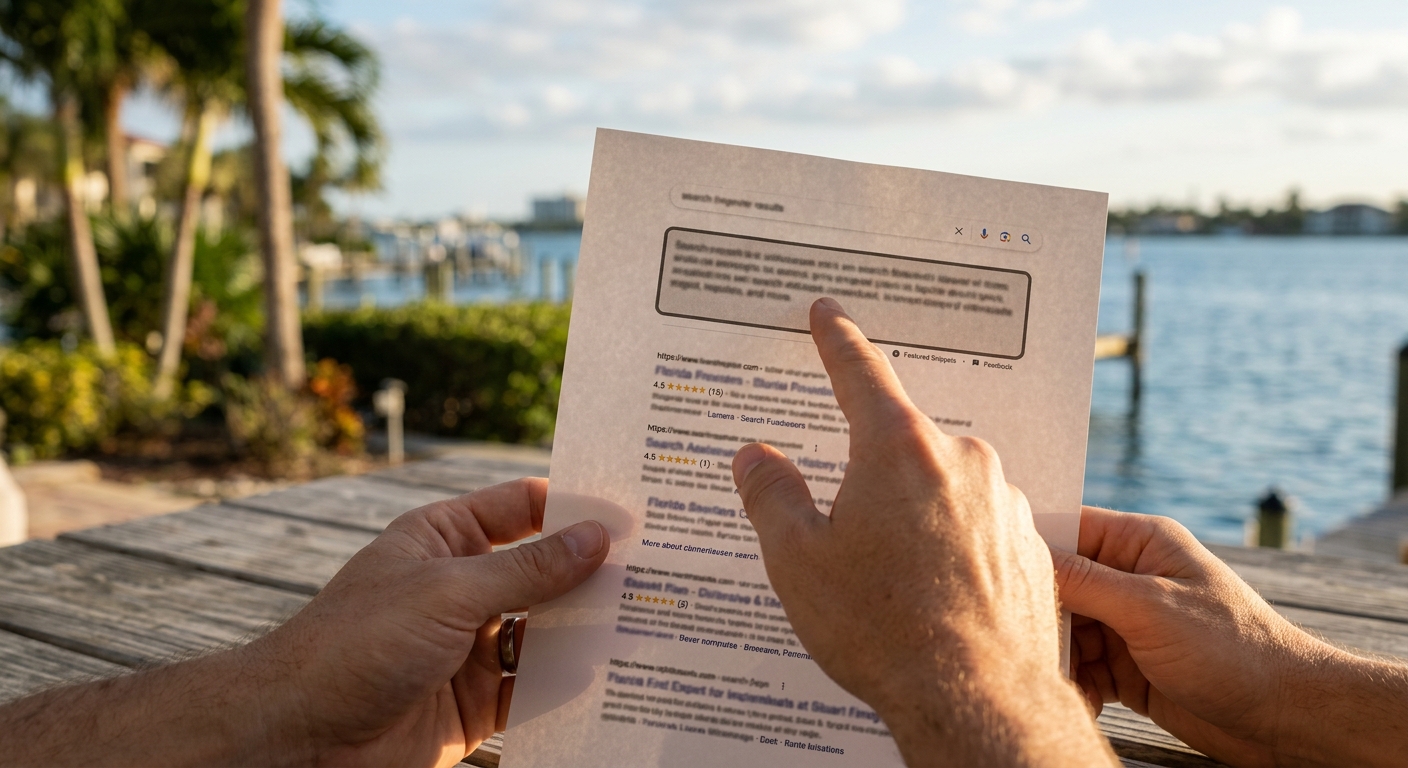 featured snippet optimization strategy - Stuart FL local business