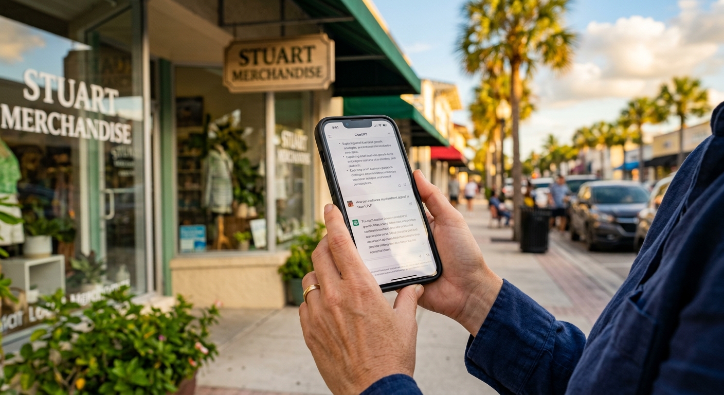 how to appear in ChatGPT search results - Stuart FL local business